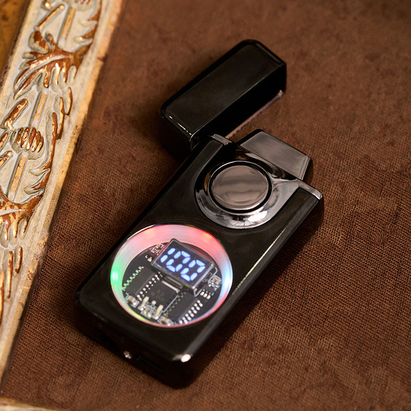 Feuerzeug mit Sprachsteuerung, Schwerkraftsensor, Doppelflamme und LED-Anzeige - image 5