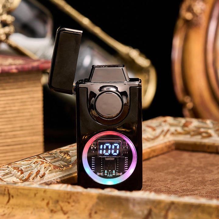 Feuerzeug mit Sprachsteuerung, Schwerkraftsensor, Doppelflamme und LED-Anzeige - image 4