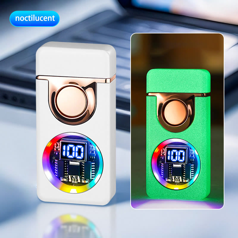 Feuerzeug mit Sprachsteuerung, Schwerkraftsensor, Doppelflamme und LED-Anzeige - Stil Nr. 3 - image 10