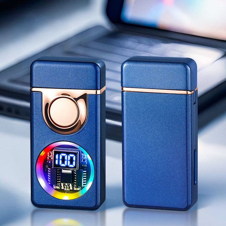 Feuerzeug mit Sprachsteuerung, Schwerkraftsensor, Doppelflamme und LED-Anzeige - Stil Nr. 5 - image 12