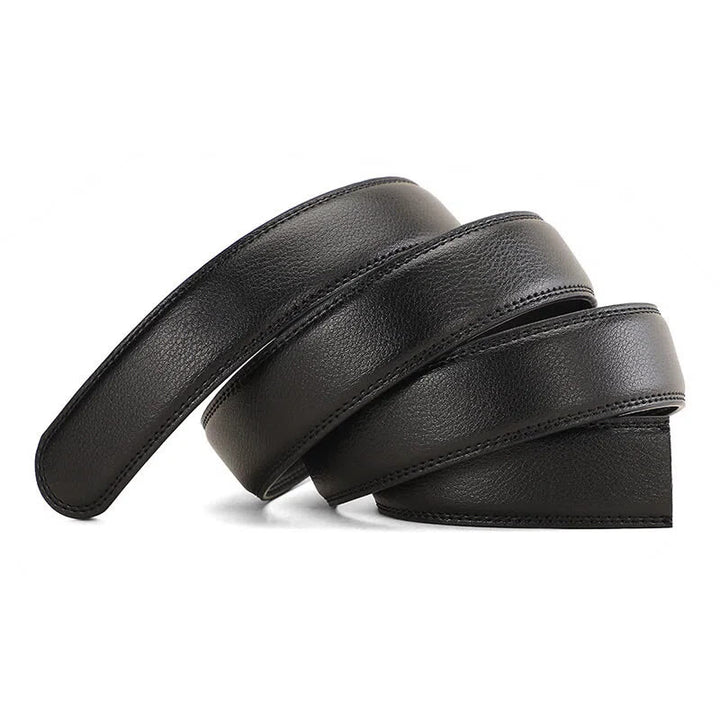 Herren-Ledergürtel mit galoppierendem Pferdeemblem und Automatikschnalle - image 2