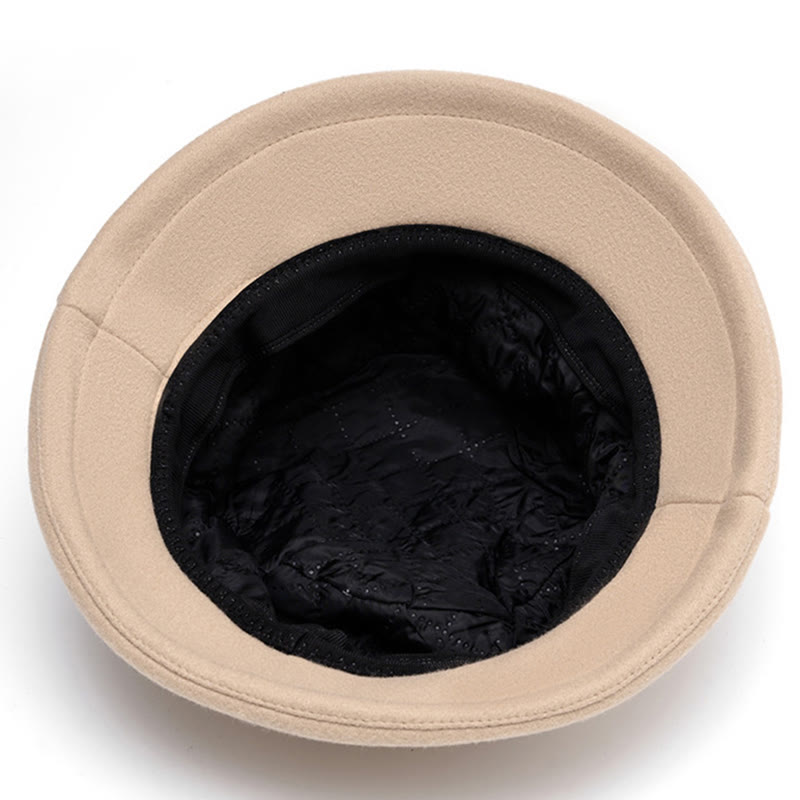 Damen-Fischerhut aus weichem Filz mit Schleifenverzierung - image 6