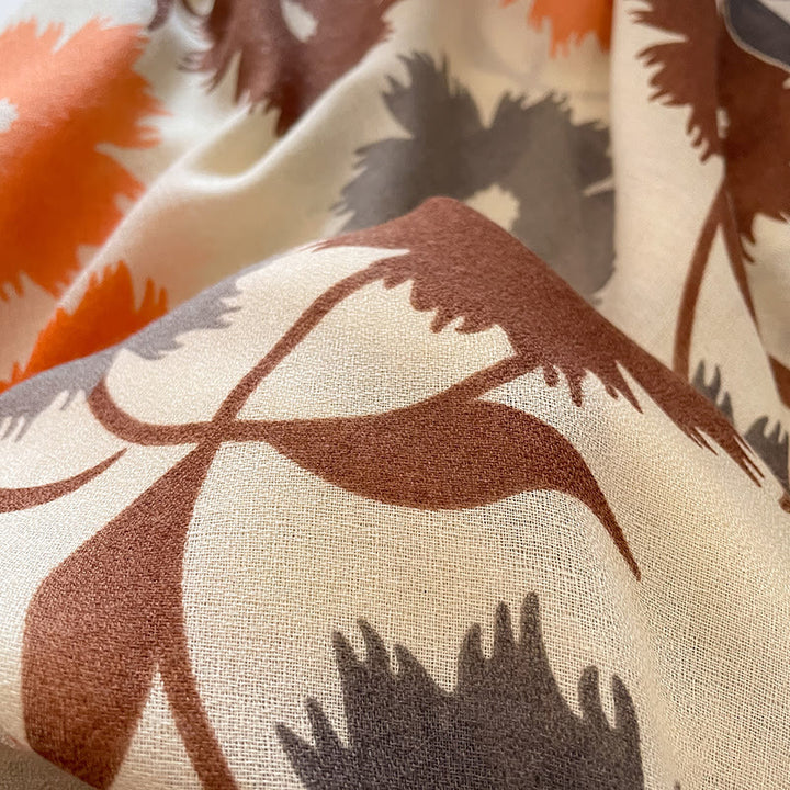 Eleganter, mehrfarbiger, vielseitiger und leichter Damenschal mit Blumenmuster - image 8