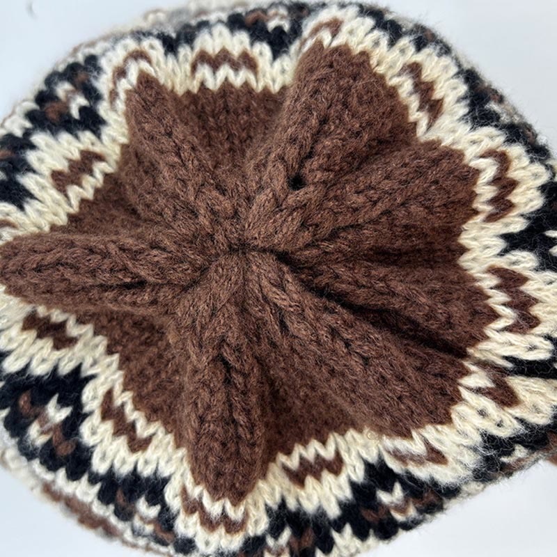 Multifunktionale Damen-Umhängetasche mit Retro-Strickmuster - image 5