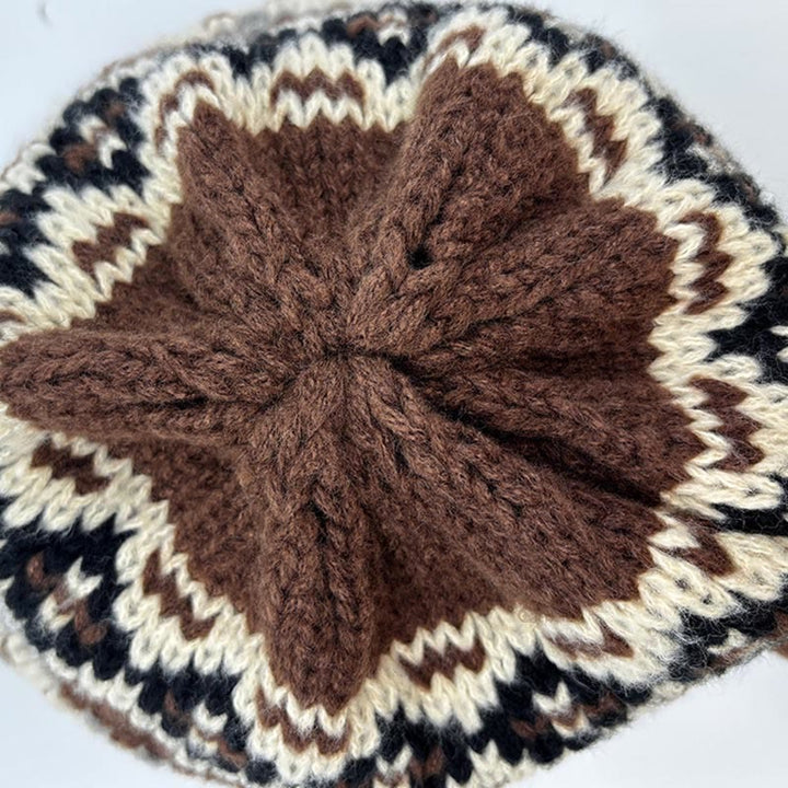 Multifunktionale Damen-Umhängetasche mit Retro-Strickmuster - image 5