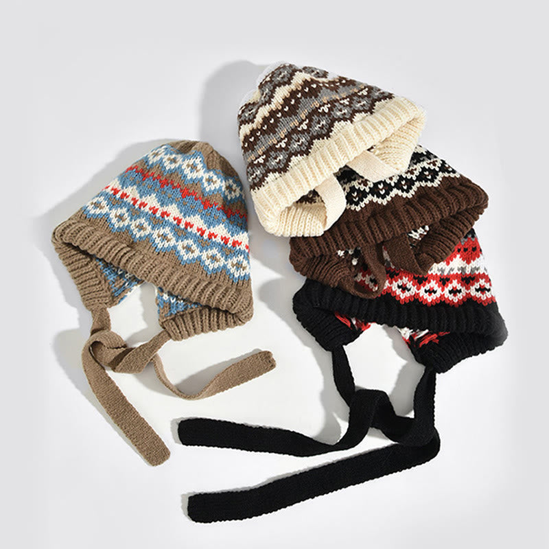 Multifunktionale Damen-Umhängetasche mit Retro-Strickmuster - image 8