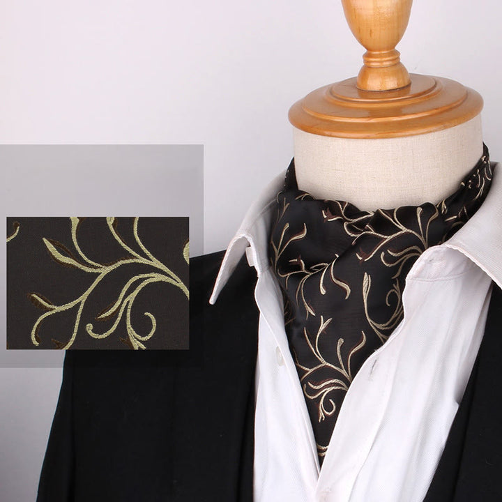 Elegante, bedruckte Krawatte im britischen Retro-Stil für Herren, passend zum Anzughemd - Stil Nr. 16 - image 18