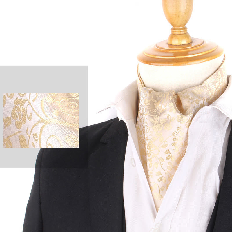 Elegante, bedruckte Krawatte im britischen Retro-Stil für Herren, passend zum Anzughemd - Stil Nr. 12 - image 14