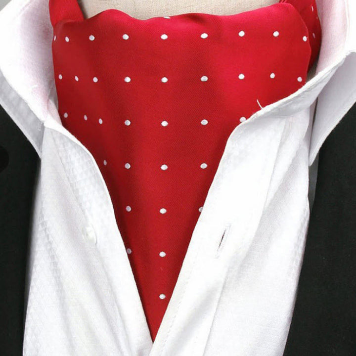 Herren-Schal mit Retro-Muster, geometrischem Blumenprint, mehrfarbig - Stil Nr. 21 - image 21