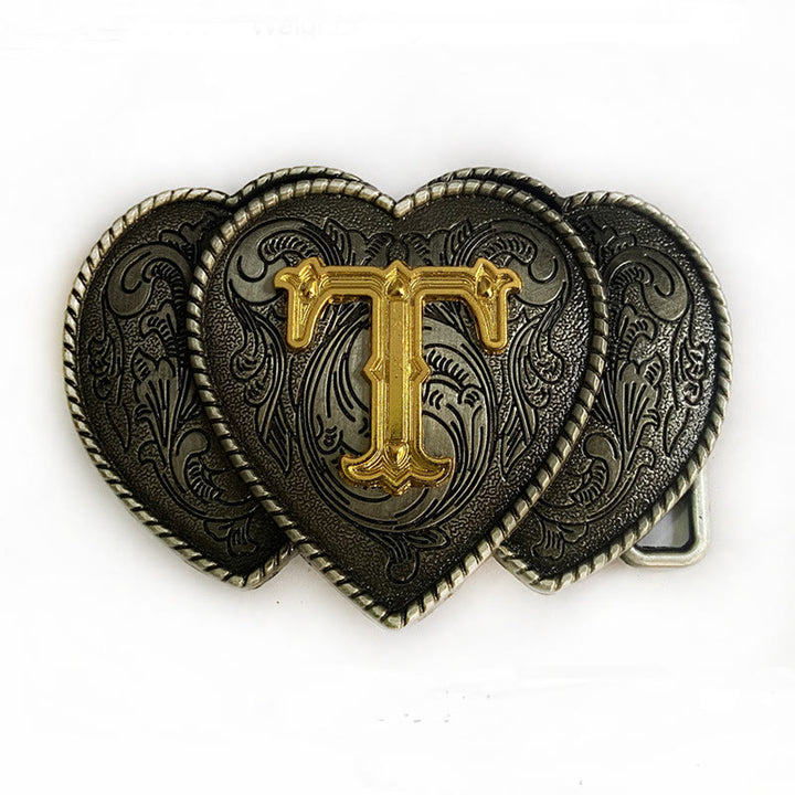 Ledergürtel mit goldener herzförmiger Schnalle - T - Ohne Gürtel - Nicht im Lieferumfang enthalten: Gürtel - image 25