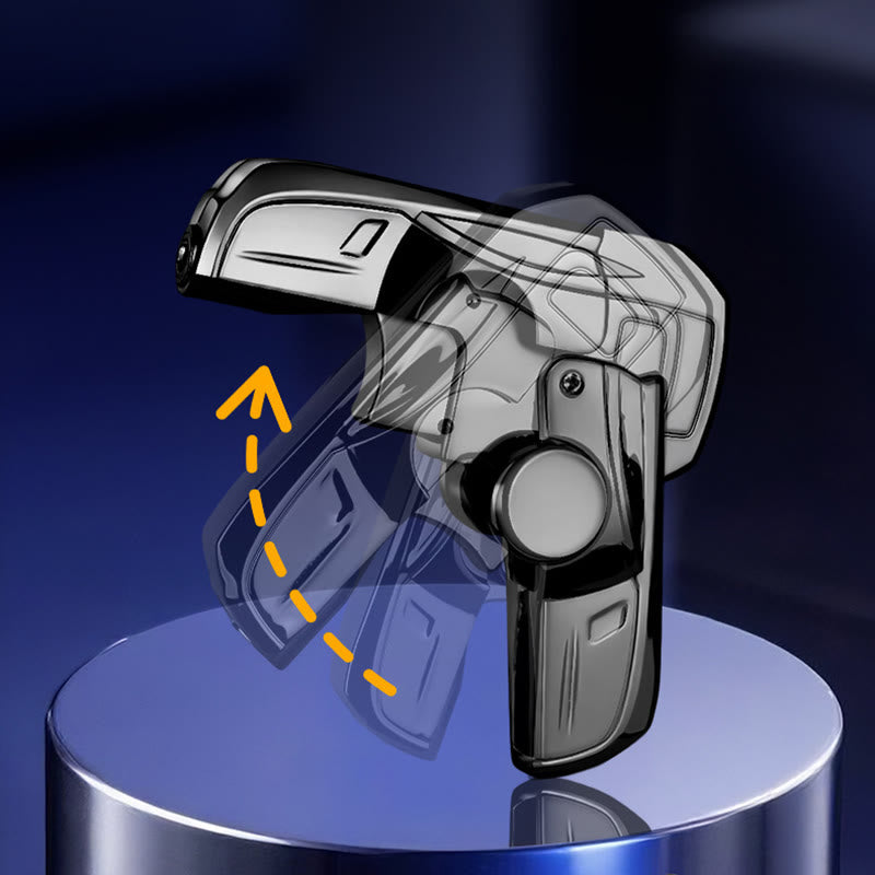 Faltbares, nachfüllbares Butanfeuerzeug in Form eines Rennwagens - image 2