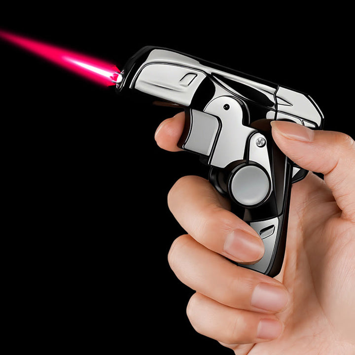 Faltbares, nachfüllbares Butanfeuerzeug in Form eines Rennwagens - image 3