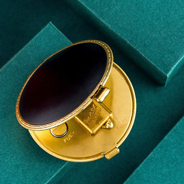 Kreative Damen-Puderdose, nachfüllbares Petroleumfeuerzeug - image 3