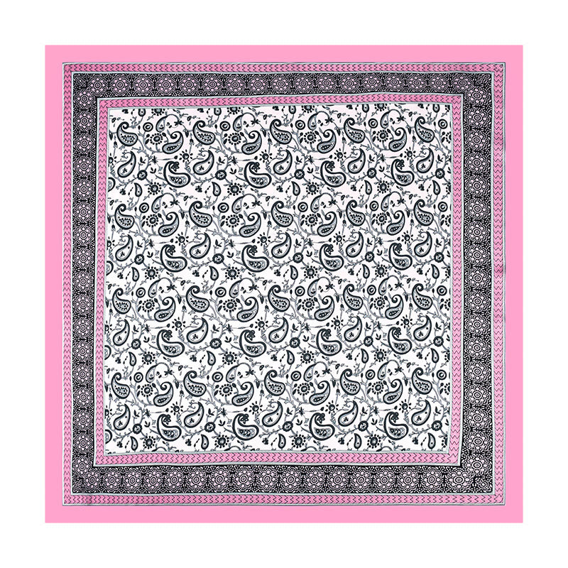 Eleganter, farbenfroher, leichter quadratischer Schal mit Paisley-Muster für Damen, ideal für jede Jahreszeit. - image 3