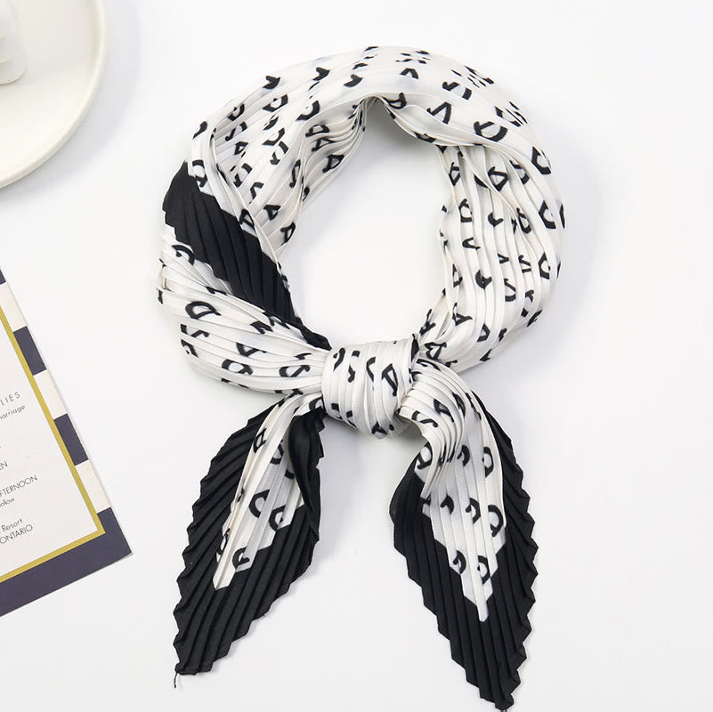 Damen-Schal mit Falten, künstlerischem Muster, leicht und fließend, für jede Jahreszeit geeignet - Stil Nr. 4 - image 5