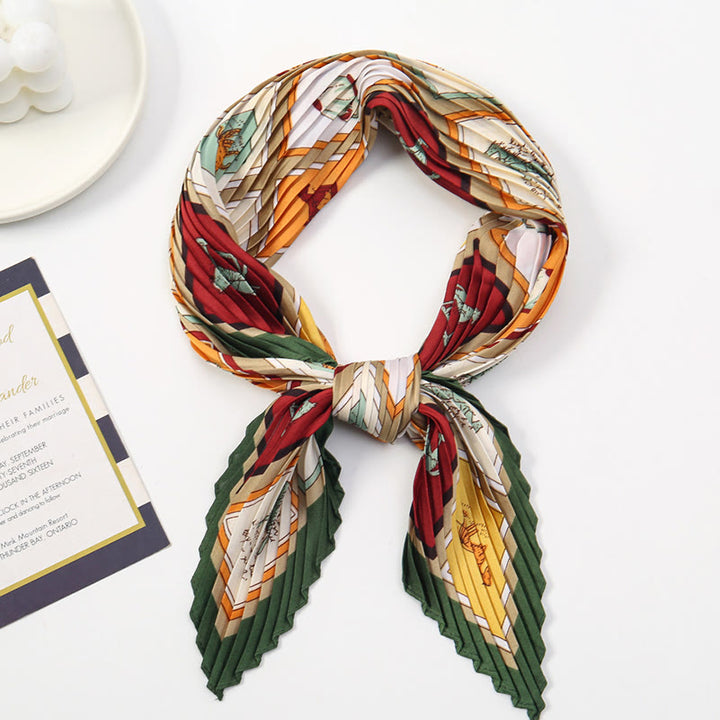 Damen-Schal mit Falten, künstlerischem Muster, leicht und fließend, für jede Jahreszeit geeignet - Stil Nr. 12 - image 13