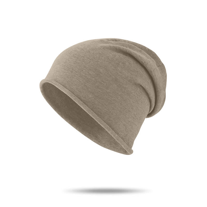 Weiche, mehrfarbige, kuschelige, lässige, warme Strickmütze für Damen – ideal für den Winter. - Kaffee - M (22 1/2"-22 7/8") - image 1