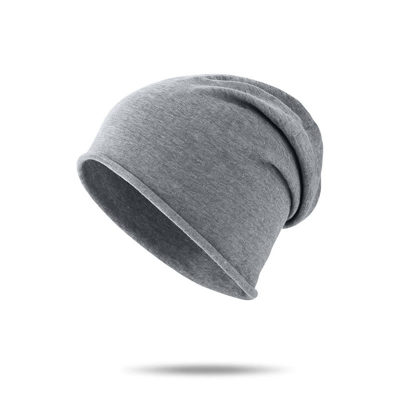 Weiche, mehrfarbige, kuschelige, lässige, warme Strickmütze für Damen – ideal für den Winter. - Dunkelgrau - M (22 1/2"-22 7/8") - image 5