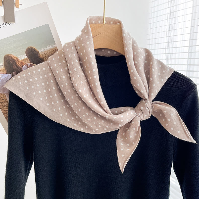 Dünner, quadratischer Schal für Damen mit reichhaltigem Print in verschiedenen Stilen - Stil Nr. 28 - image 27