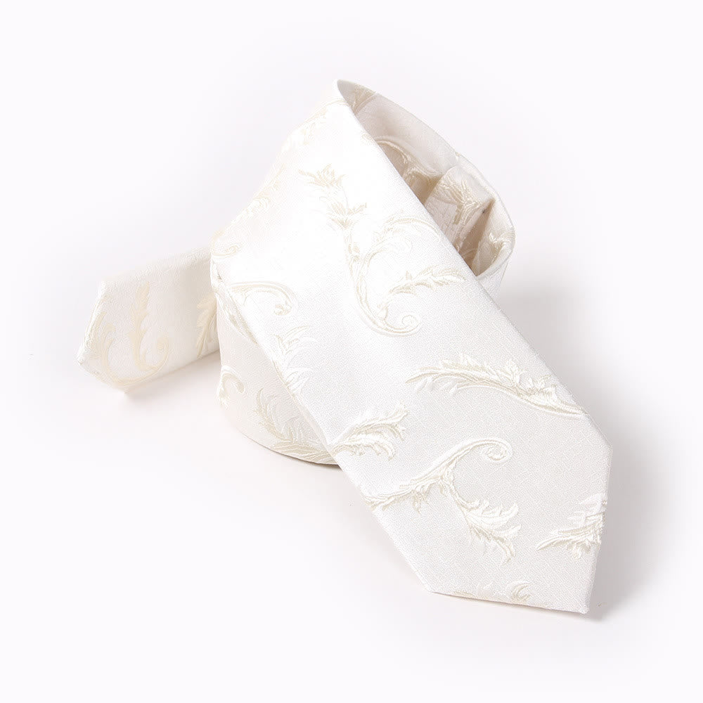 Elegante Herren-Krawatte mit Print, Fliege und Einstecktuch - Krawatte - Stil Nr. 2 - image 5