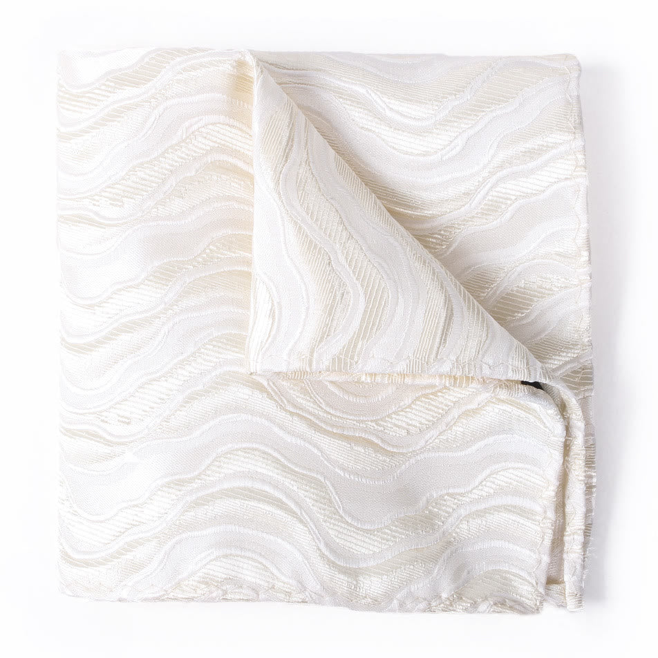 Elegante Herren-Krawatte mit Print, Fliege und Einstecktuch - Einstecktuch - Stil Nr. 1 - image 13