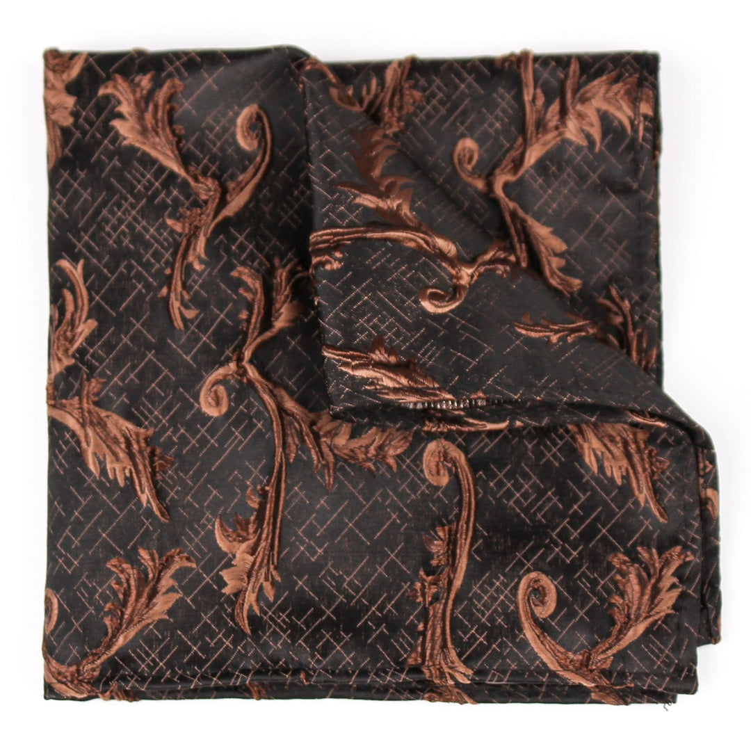 Elegante Herren-Krawatte mit Print, Fliege und Einstecktuch - Einstecktuch - Stil Nr. 8 - image 20