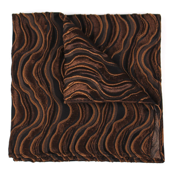 Elegante Herren-Krawatte mit Print, Fliege und Einstecktuch - Einstecktuch - Stil Nr. 7 - image 19