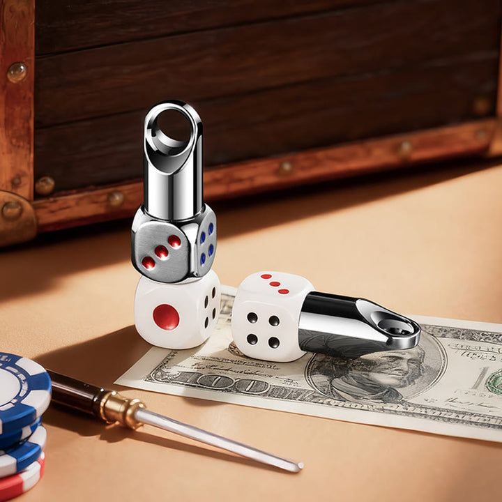 Klassischer Mini-Würfel-Nachfüllfeuerzeug-Schlüsselanhänger - image 6