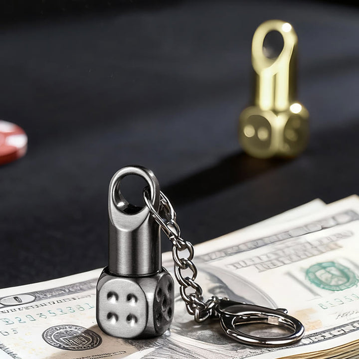 Klassischer Mini-Würfel-Nachfüllfeuerzeug-Schlüsselanhänger - image 4