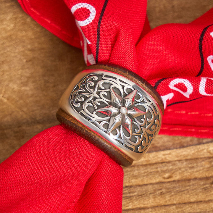 Einstecktuch mit sechseckigem runden Knopf und Cashew-Print - image 10