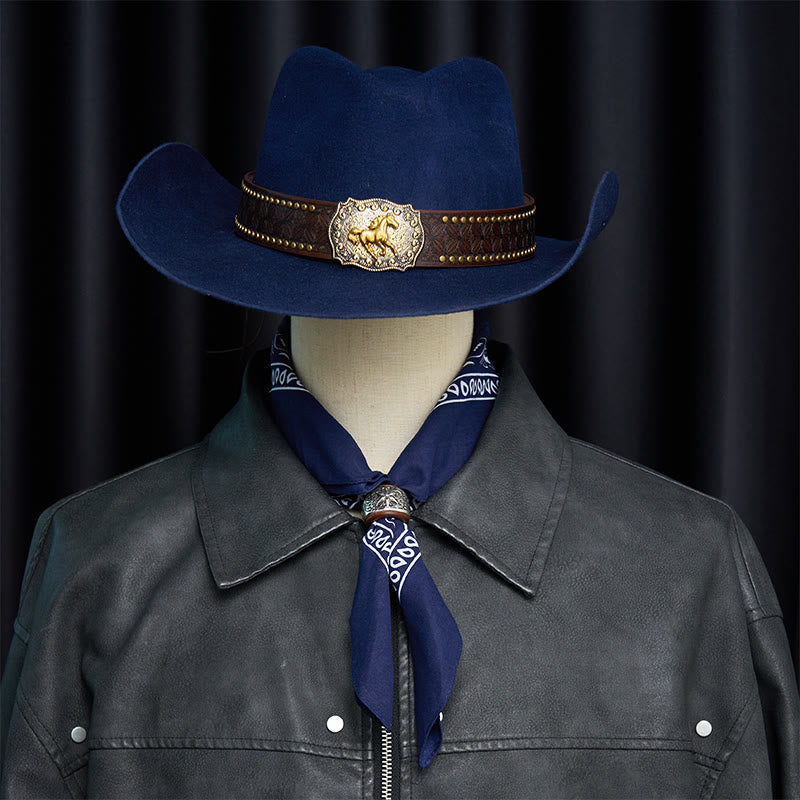 Einstecktuch mit sechseckigem runden Knopf und Cashew-Print - image 1