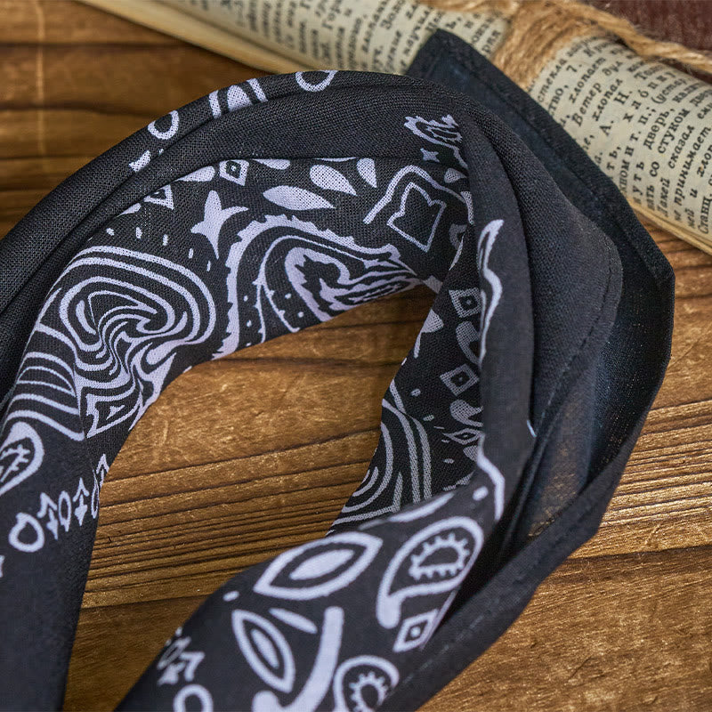 Einstecktuch mit sechseckigem runden Knopf und Cashew-Print - image 18