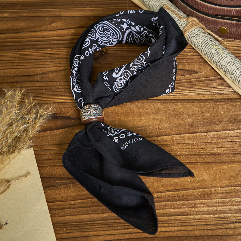 Einstecktuch mit sechseckigem runden Knopf und Cashew-Print - image 15