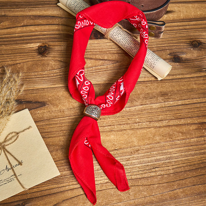 Einstecktuch mit sechseckigem runden Knopf und Cashew-Print - image 9