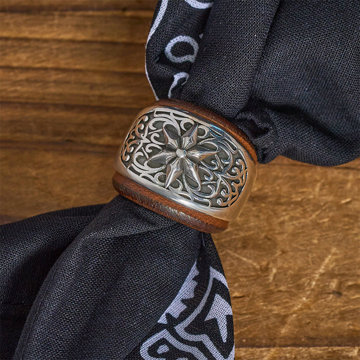 Einstecktuch mit sechseckigem runden Knopf und Cashew-Print - image 16