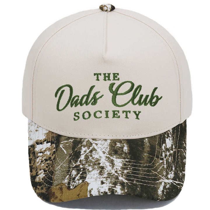 Men's Society Patchwork Camo Trucker Baseballkappe - Camouflage Beige - M (22-22 7/8") - image 10