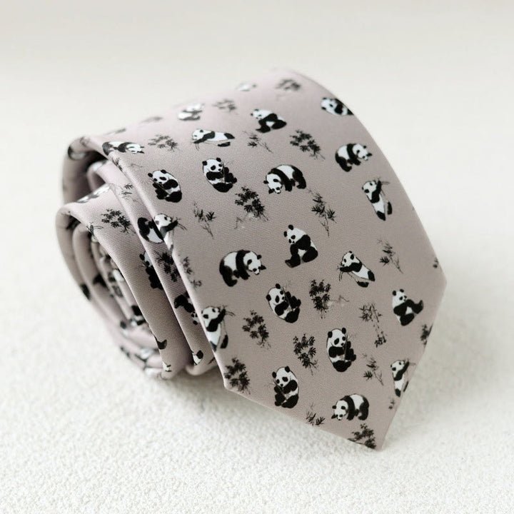 Personalisierte grüne Herrenkrawatte mit Pferdeaufdruck zum Handbinden - Stil Nr. 5 - image 7