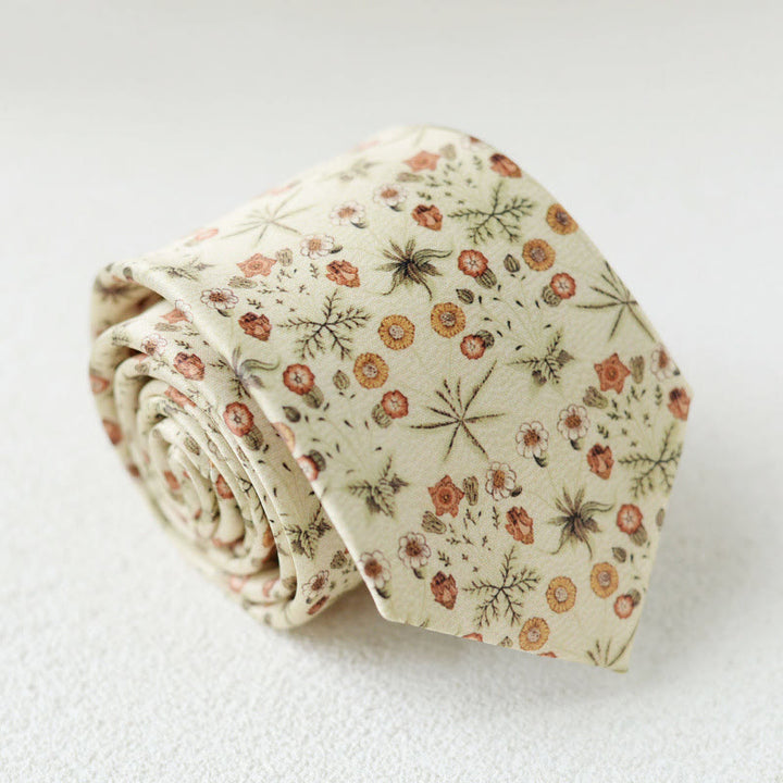 Personalisierte grüne Herrenkrawatte mit Pferdeaufdruck zum Handbinden - Stil Nr. 6 - image 8