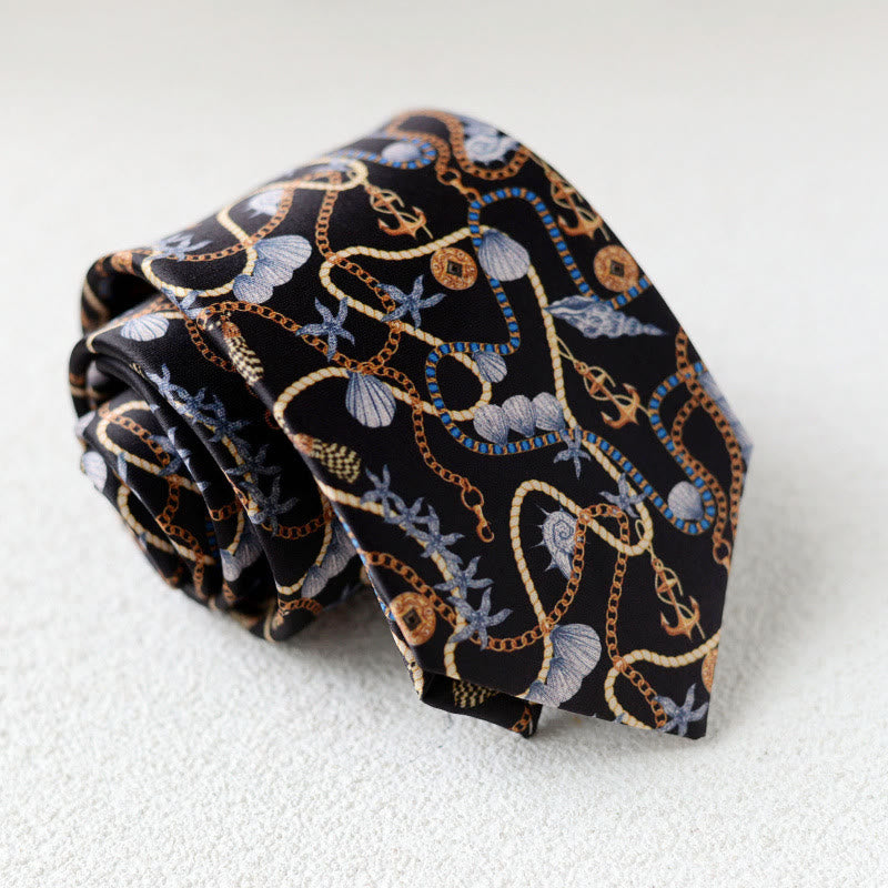 Personalisierte grüne Herrenkrawatte mit Pferdeaufdruck zum Handbinden - Stil Nr. 3 - image 5