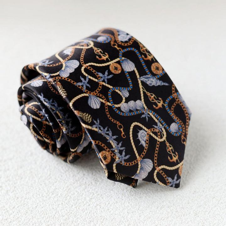 Personalisierte grüne Herrenkrawatte mit Pferdeaufdruck zum Handbinden - Stil Nr. 3 - image 5