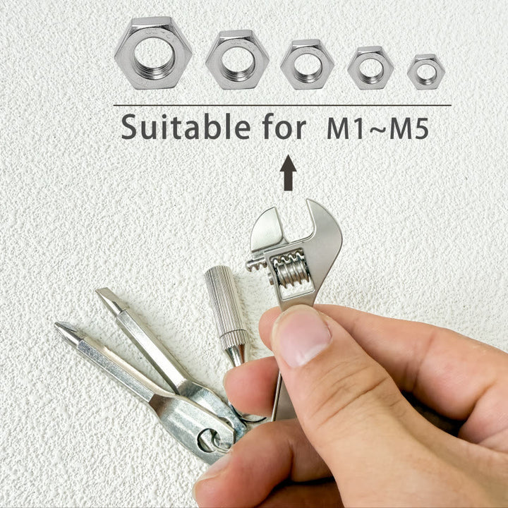 4-in-1-Taschenwerkzeug: Mini-Messer, Schraubenschlüssel, Schraubendreher, Schlüsselanhänger - image 5