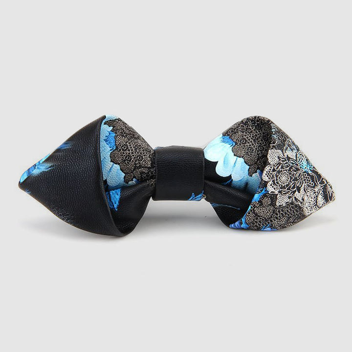 Fliege aus Leder mit floralen und verzierten Mustern - Stil Nr. 8 - image 9