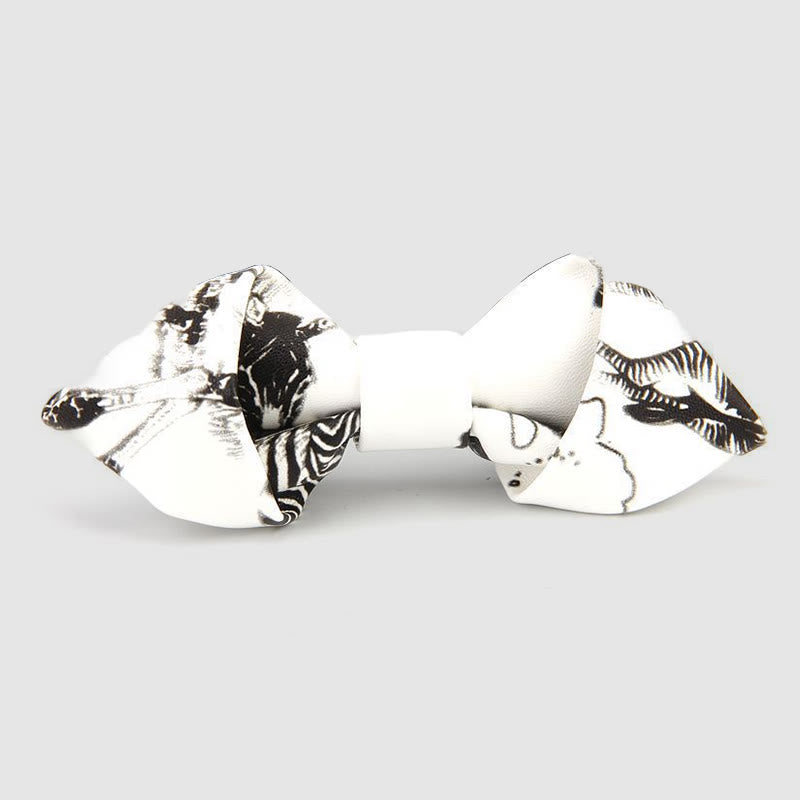 Fliege aus Leder mit floralen und verzierten Mustern - Stil Nr. 14 - image 16