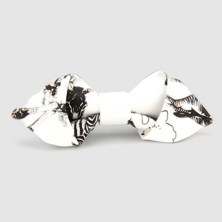 Fliege aus Leder mit floralen und verzierten Mustern - Stil Nr. 14 - image 16