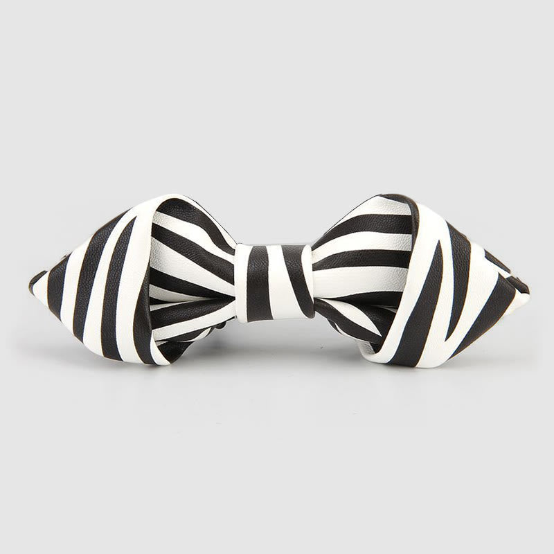 Fliege aus Leder mit floralen und verzierten Mustern - Stil Nr. 5 - image 7