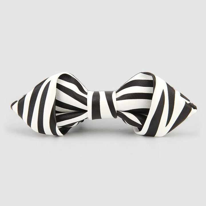 Fliege aus Leder mit floralen und verzierten Mustern - Stil Nr. 5 - image 7