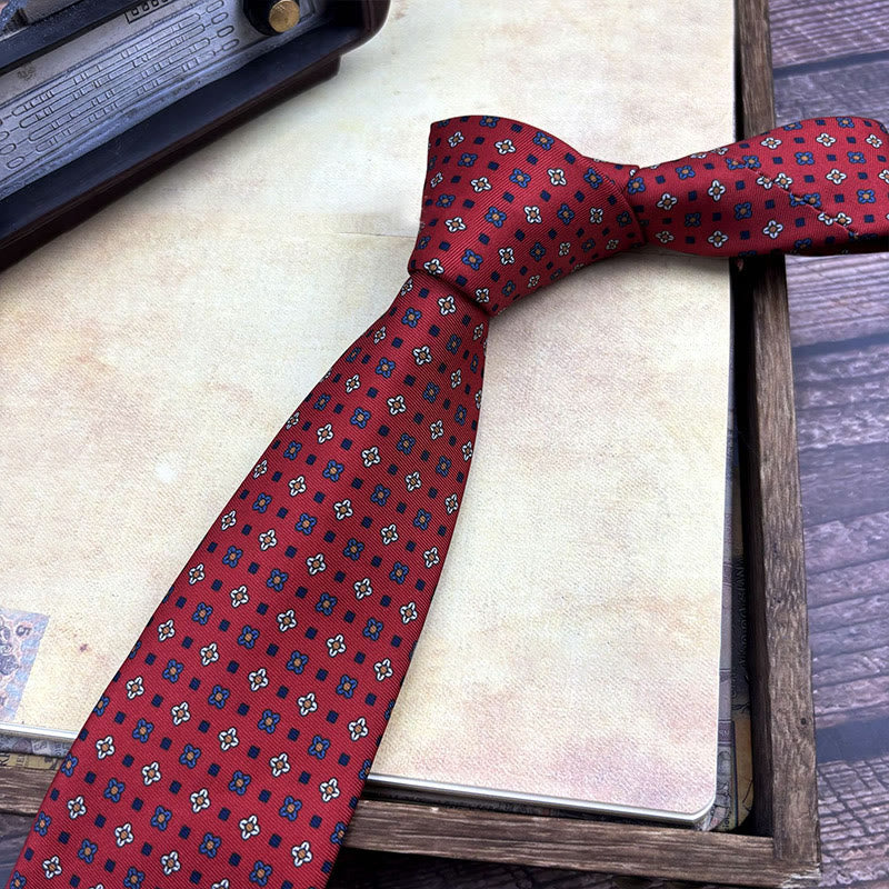 Personalisierte Herren-Handkrawatte mit Retro-Muster und verschiedenen Stilen - Stil Nr. 20 - image 22