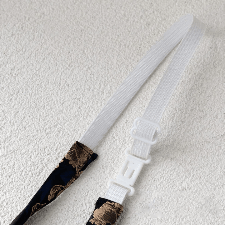 Vorgebundene Herrenkrawatte mit Blumenmuster für Anzug - image 1