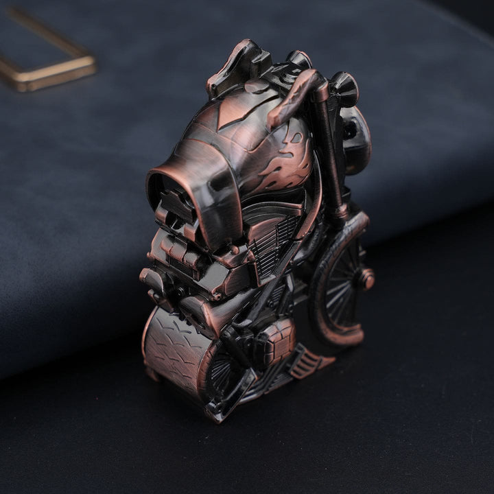 Kreatives Retro-Petroleumfeuerzeug aus Metall in Motorradform - image 4