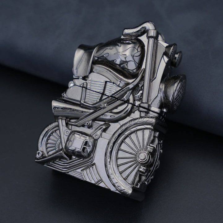 Kreatives Retro-Petroleumfeuerzeug aus Metall in Motorradform - Schwarz - image 10